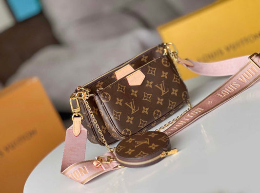 BROWN LV CROSS BODY